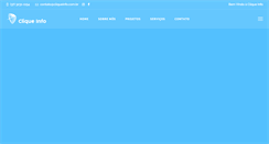 Desktop Screenshot of cliqueinfo.com.br